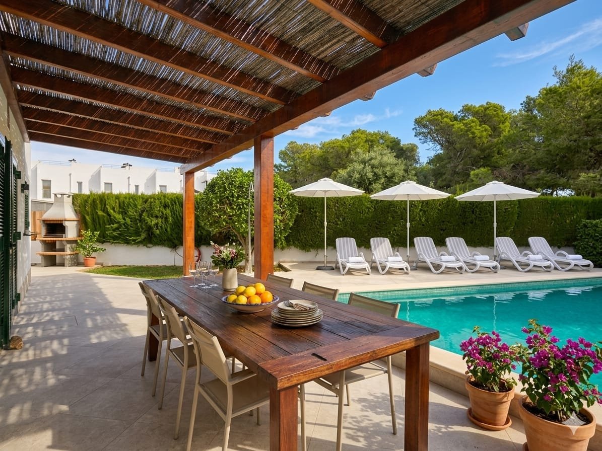 Casa con licencia vacacional cerca de la playa en Alcudia, Mallorca