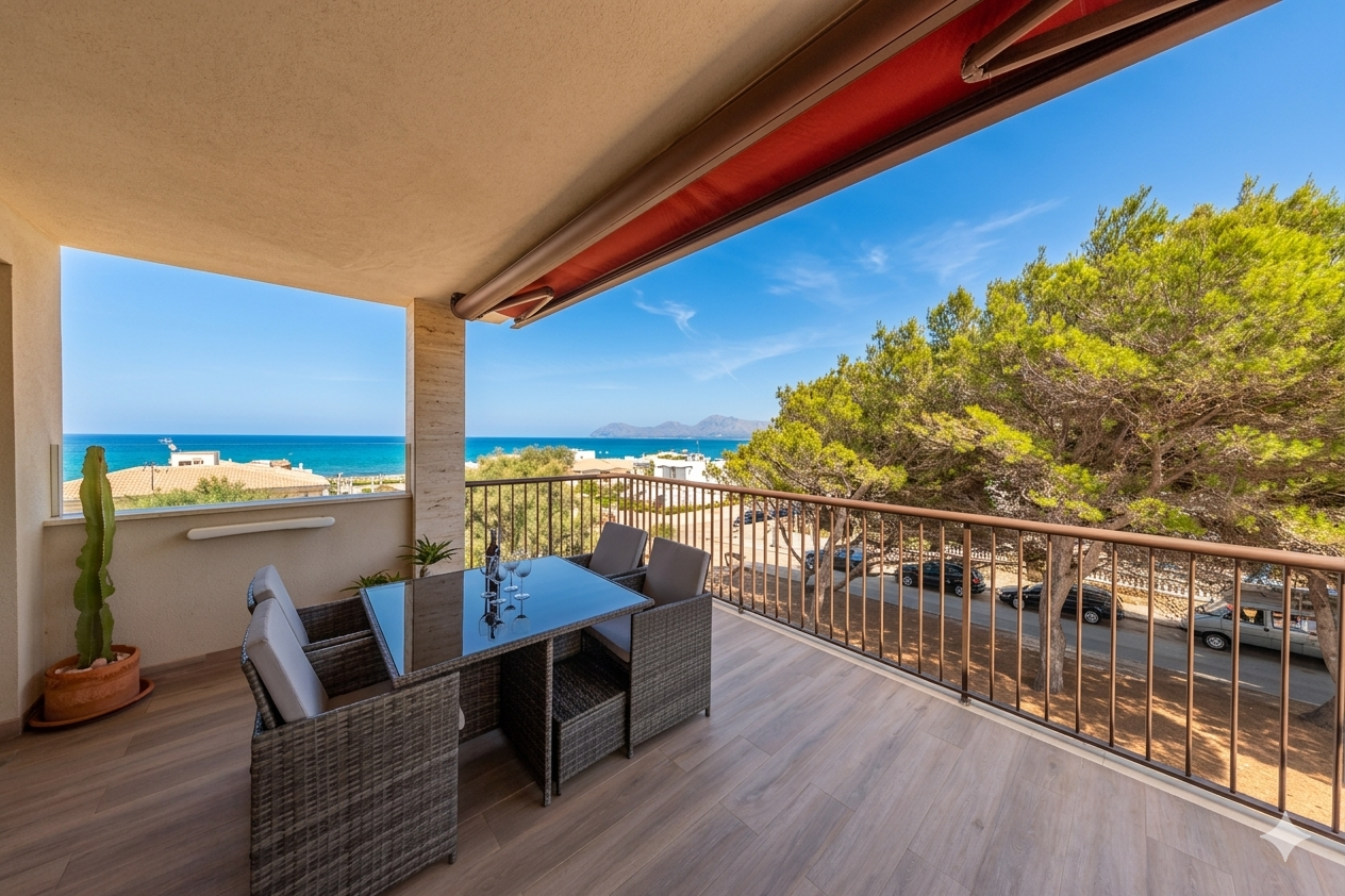Villa con vistas al mar y piscina para 10 personas en Son Serra de Marina