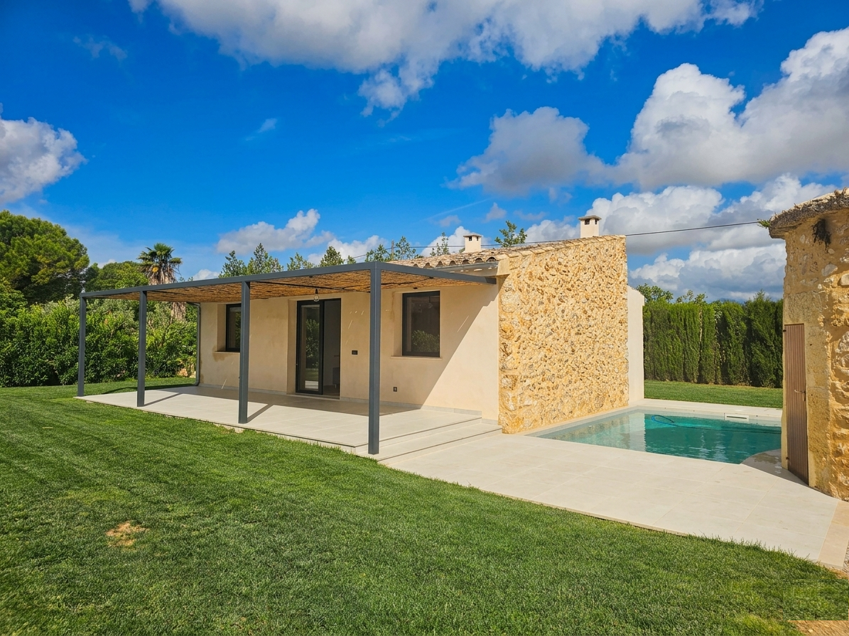Finca con piscina para alquiler de temporada en Sencelles