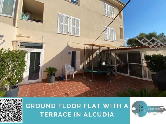 Planta baja con terraza en el casco urbano en Alcudia, Mallorca