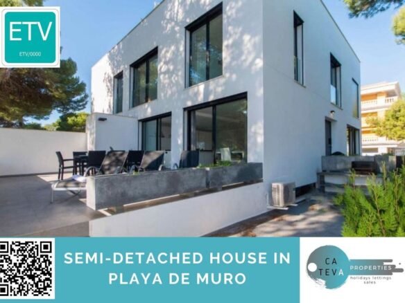 Adosado a 50m del mar en Playa de Muro, Mallorca