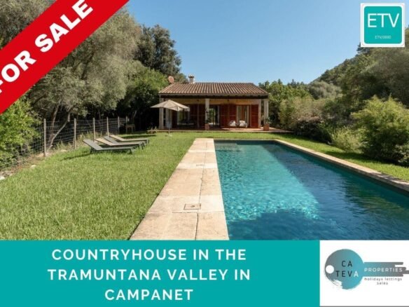 Casa rural con preciosas vistas y licencia vacacional en Campanet